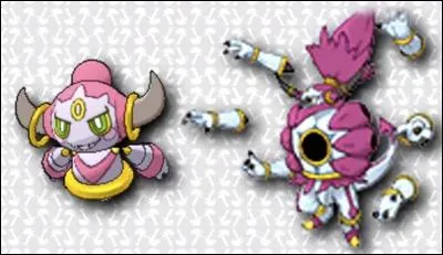 Quel objet utilise-t-on pour que Hoopa change de forme ?