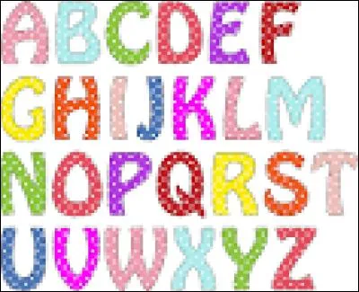 Quelle est la première lettre de l'alphabet ?