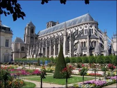 Quelle ville, c&eacute;l&egrave;bre pour son imposante cath&eacute;drale, abrite le palais Jacques C�ur ?