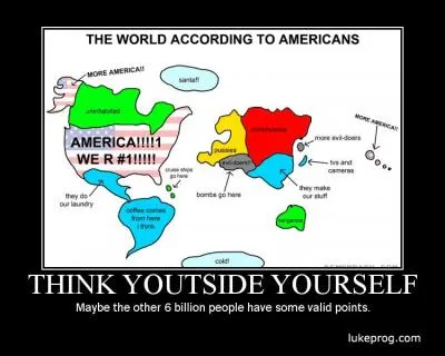 Et c'est reparti sur une certaine vision du monde par les américains. En tant que français, on est dans une zone européenne dénommée Pussies (c'est à dire froussards, fillettes... ). Tandis que les canadiens sont taxés de ?