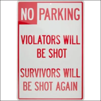 C'est drôle et méchant ! Bien sûr, on se doute du pays d'origine, qui autorise le port des armes pour tous, sans condition. La question qu'on se pose est ?