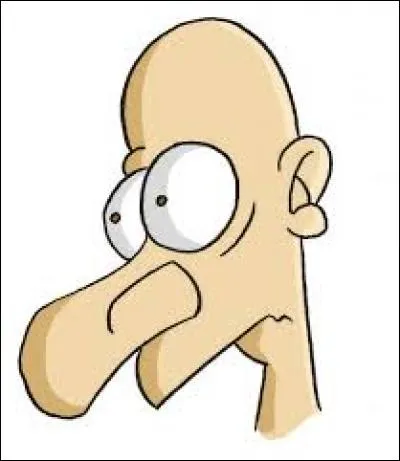 On reconnaît José à son nez _________ .