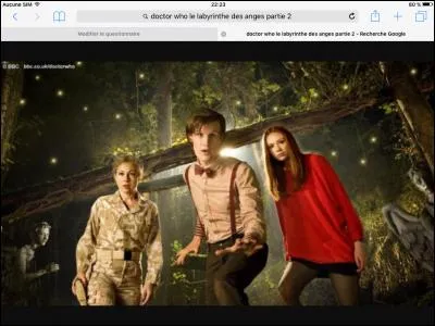 Que voit Amy dans la forêt ? (saison 5, épisode 5)