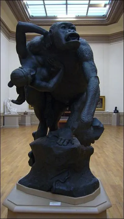 Comment s'appelle cette statue sculptée en 1887 par Emmanuel Frémiet ?