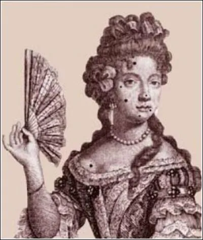 Quel nom d'insecte désigne aussi une petite rondelle de taffetas noir que les femmes se collaient sur le visage ou sur la gorge pour mettre en valeur la blancheur de leur peau aux XVIIe et XVIIIe siècle ?