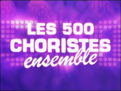 Sur quelle chaîne était diffusée l'émission "Les 500 choristes ensemble" ?