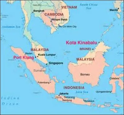 Comment s'appelle la péninsule sur laquelle est située la partie occidentale de la Malaisie ?
