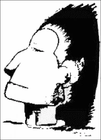 Montons un petit peu le niveau du quiz... Sur cette image, vous voyez clairement un Indien. Enfin, si vous regardez à gauche. Lorsque vous vous concentrez et que vous regardez à droite sur le visage, que voyez-vous ?