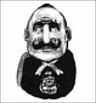 Voici une image encore plus basique : il suffit de tourner votre écran pour apercevoir un général à l'air sévère avec un beau chapeau. Revenons à l'endroit... Où les yeux servant au général dans l'autre sens sont-ils cachés, sur l'image ci-contre ?