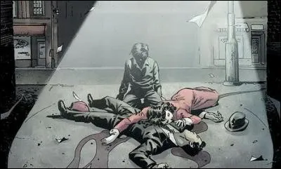 Comment est renommée la rue du quartier de Park Row où les parents Wayne sont assassinés ?