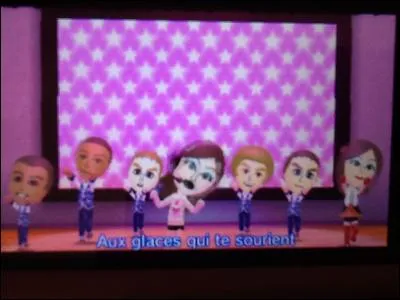 Quelle chanson chante ce Mii ?