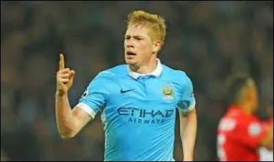 Kevin De Bruyne est un excellent joueur belge transféré à Manchester depuis....