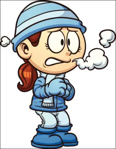 Dehors, il fait - 5 ° C, il ne fait pas chaud, c'est un froid de...