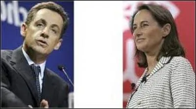 Qui était face à Nicolas Sarkozy lors du deuxième tour de l'élection présidentielle en 2007 ?