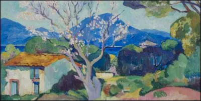 C'est un bel arbre en fleurs, uvre de...