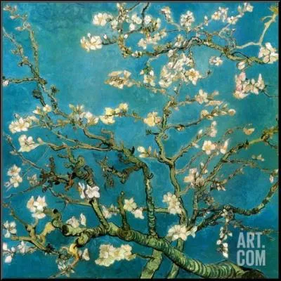 Qui a peint cet arbre fruitier en fleurs ?