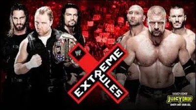 Quel est le nom de la faction que le Shield a battu à Extreme Rules 2014 et Payback 2014 ?