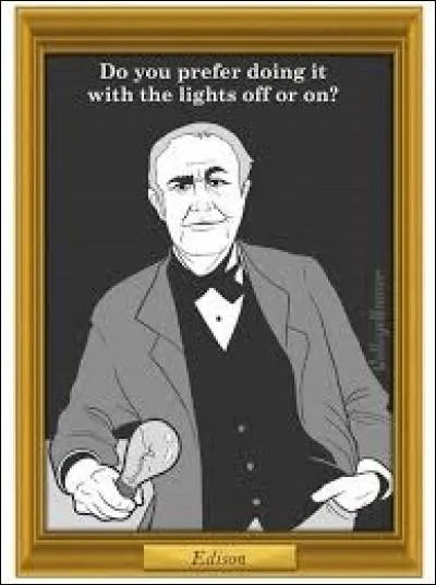 Parmi ces appareils, lequel appartient aux nombreuses inventions de Thomas Edison ?