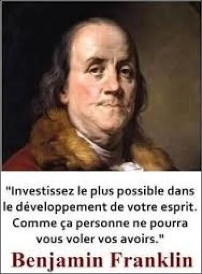 De quel dispositif, l'Américain Benjamin Franklin fut-il le géniteur ?