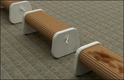 À votre avis, quelle est la particularité de ces bancs ?