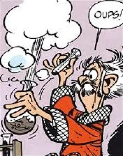 Ce savant et inventeur fantaisiste est un personnage apparaissant dans plusieurs tomes de la série de bandes dessinées "Spirou et Fantasio". Qui est-il ?
