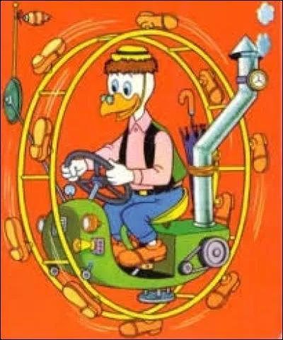Voici encore un génial inventeur des plus créatifs. Grand ami de Donald et de Picsou, il se nomme : Géo ...