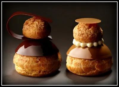Quel est le nom de cette pâtisserie à base de pâte à choux et de crème pâtissière, généralement au chocolat ou au café ?