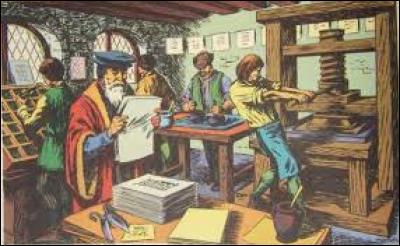 Quand Johannes Gutenberg a-t-il inventé les caractères mobiles d'imprimerie ?