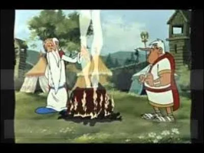 "Astérix le Gaulois" : Panoramix, prisonnier des romains, prépare une potion magique.. Mais quel ingrédient très important manque-t-il ?