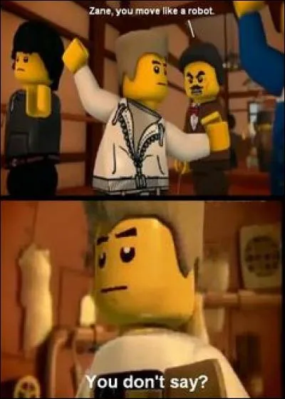 Pourquoi Zane est-il différent des autres ninjas ? C'est...