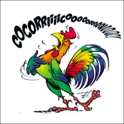 Dans la basse-cour, cet oiseau chante "cocorico".