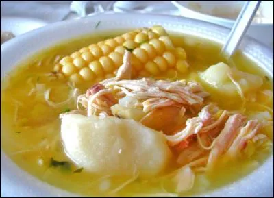 De quel pays vient la soupe "ajiaco" ?