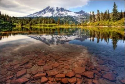 Il s'agit d'un magnifique lac situé aux USA.