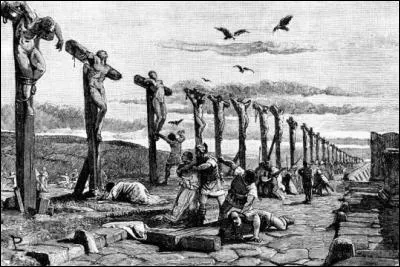 Spartacus sera finalement vaincu et tué dans une dernière bataille. Pour l'exemple, combien de survivants ce général fera-t-il crucifier de Capoue à Rome ?