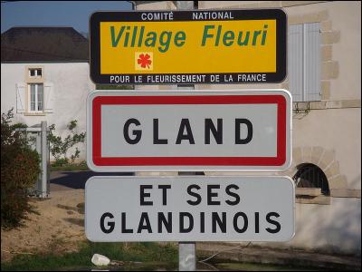 Aidez-vous de l'image, et ça ne sera pas compliqué ! Comment appelle-t-on les habitants de Gland, dans l'Yonne ?