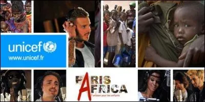 Réunis pour l'Unicef dans le groupe Collectif Paris Africa, 80 artistes aident à la lutte contre la crise alimentaire qui frappe la Corne d'Afrique, en chantant...