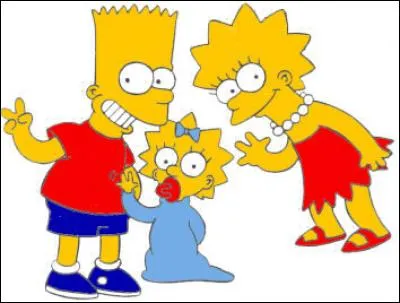 Comment s'appellent les enfants de Marge et Homer ?