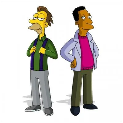 Quel est le prénom des deux collègues d'Homer ?