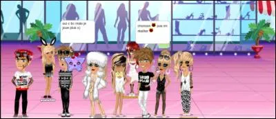 A quel niveau pouvons-nous aller à la salle de tchat boutique ?