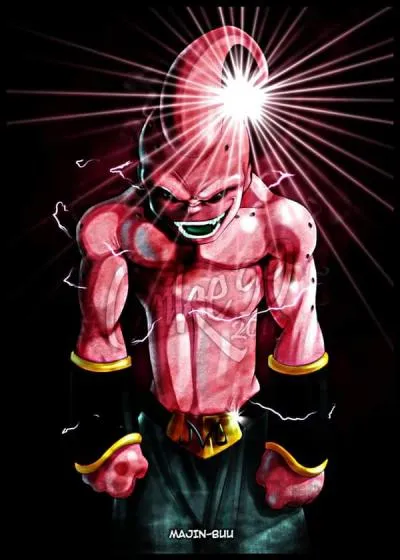 Kid Buu : Il a été créé par Bibidi et il aime exploser des planètes. Il est...