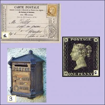 Bien qu'étant, à l'origine, une idée de la Belgique née en 1830, ce sont finalement des britanniques, Rowland Hill et James Chalmers qui en sont les inventeurs. Cette invention est :