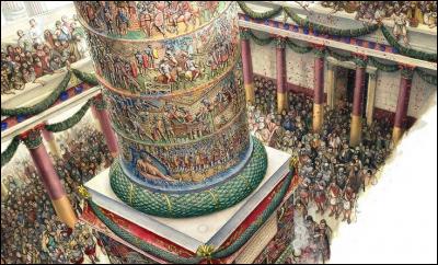 Pour quel empereur romain cette colonne fut-elle érigée afin d'immortaliser ses campagnes contre les Daces ?