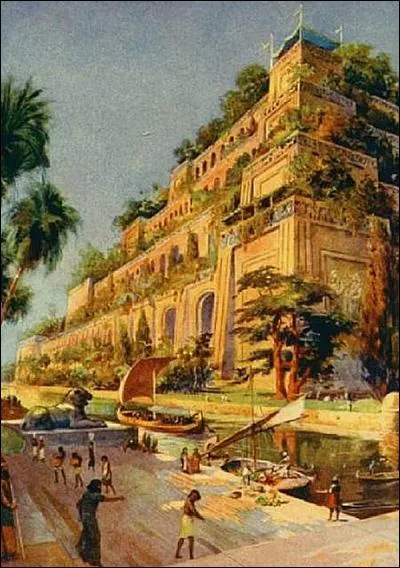 Où se situent "les jardins suspendus" ?