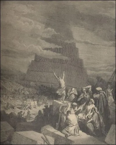 Dans quelle cité, selon la Bible, le roi mégalomane Nimrod fit construire une tour immense ?