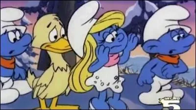 Complétez les paroles de la chanson du génériques des "Schtroumfs" : "Viens au pays des Schtroumfs, des..."