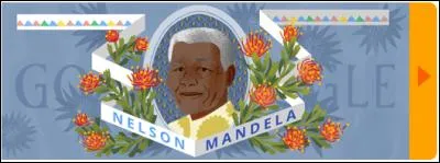 Ce Doodle du 18 juillet 2014 célébrait l'anniversaire post-mortem de Nelson Mandela. Quel âge aurait-il eu ce jour-là ?
