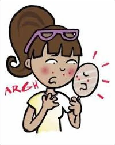 Ooh, quelle cata ! Je me suis réveillée avec le visage plein de boutons. 
Aidez-moi ! Quel spécialiste dois-je consulter ?