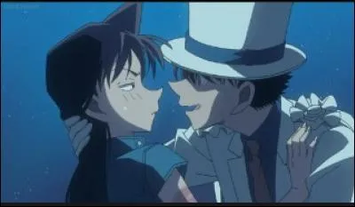 Dans le film n°14 , à la fin, Ran dit que le Kid a fait quelque chose que Shinichi ne ferait jamais, et c'est :