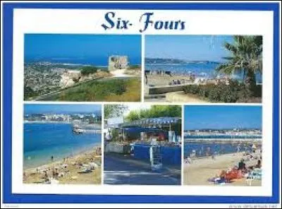 Je vous envoie une carte postale de mes vacances à Six-Fours-les-Plages. Je me trouvais en région P.A.C.A., dans le département ...