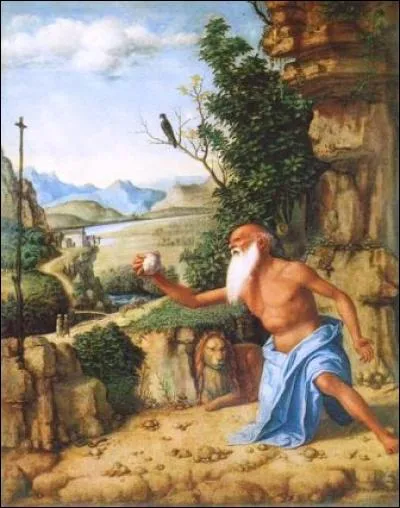 Né en 347 apr. J.-C. dans l'actuelle Croatie, il vivra en ermite dans le désert avec son lion. Qui est-il ?